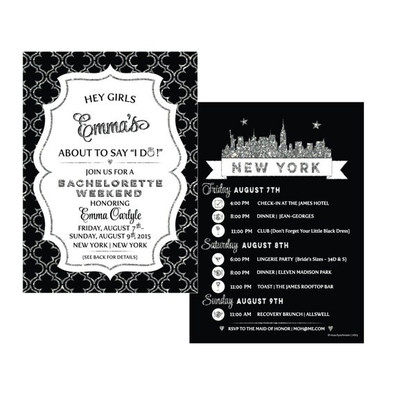 New York City NYC Bachelorette Weekend Party by exactlywhoiamllc