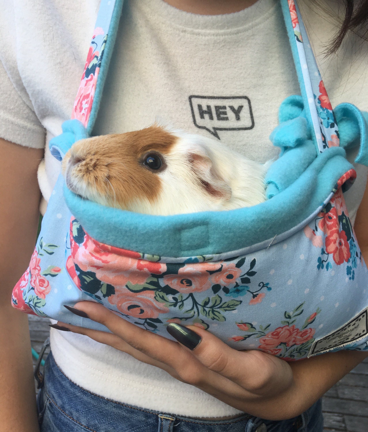 Guinea pig bonding bag custom by LittlePiggiesMarket on Etsy