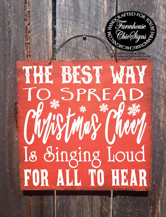 Elf quote, Christmas decoration, Christmas decor, Christmas sign, the best way to spread Christmas Cheer, Elf Christmas quote, Elf sign