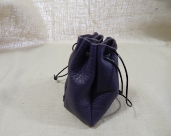Drawstring Purple Pouch