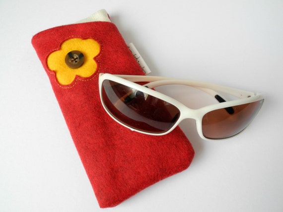 Geila 3 Pack Bril Case, Vilt Brillen Pouch Case, Zachte Slip In Pouch Houder Case Bag, Bril Opberggeval Make-up Pouch Bril Sleeve, Groen, Roze, Wit