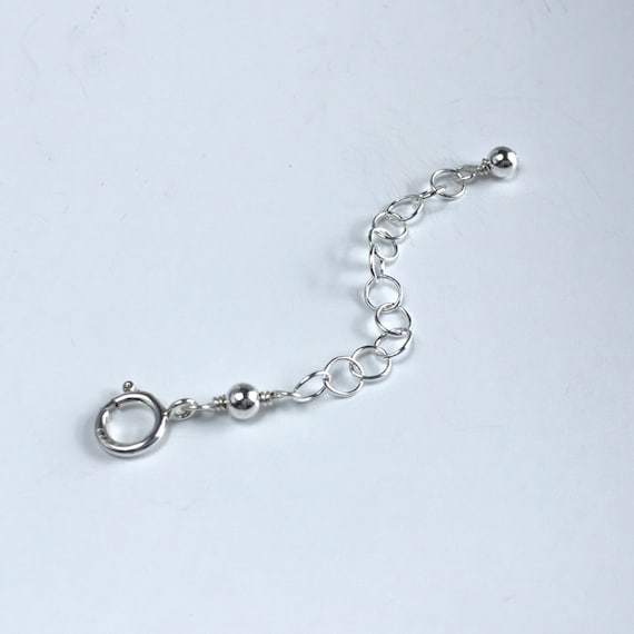 Sterling Silver chain extender Chain extension 2 inch silver