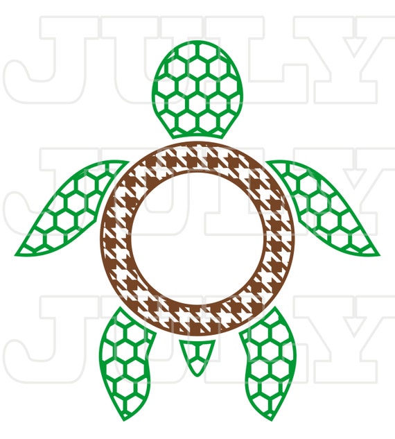 Download Turtle Monogram Frame, Turtles SVG Cut Files, Turtle svg ...