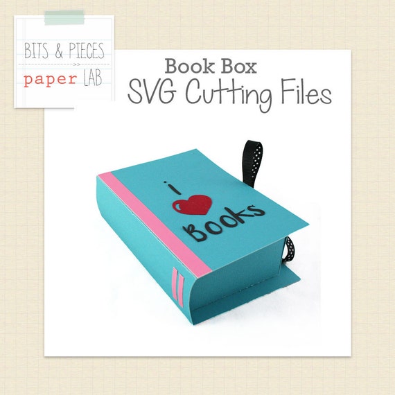 Download SVG Cutting Files: Book Shaped Box