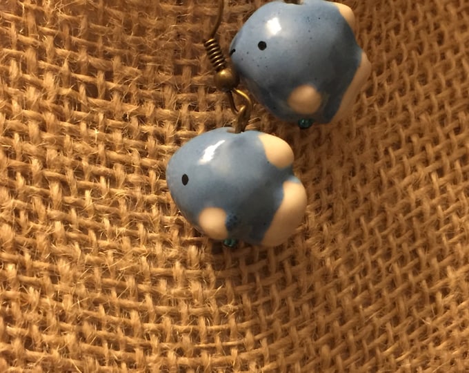 Blue Fish earrings