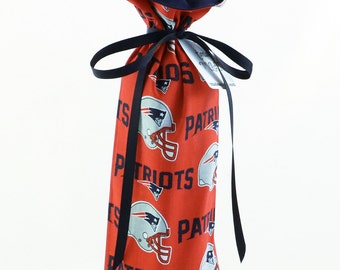 Patriots Football Wine Bottle Gift Bag