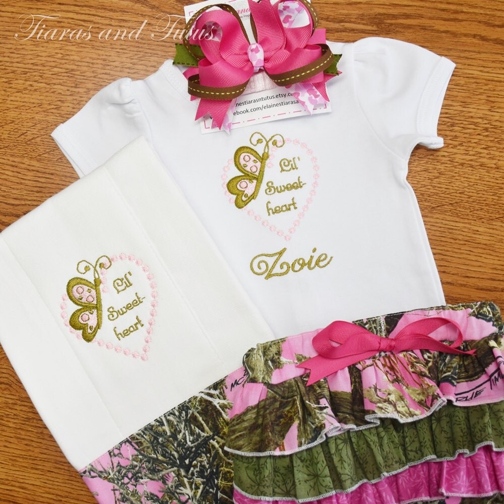 Pink Camo Baby Gift Personalized Baby Gifts Bringing Home