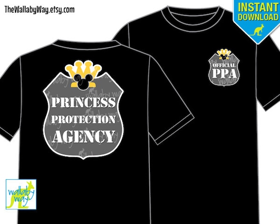 Download Princess Protection Agency Gray Disney Printable Iron On