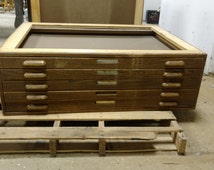 small wooden flat files