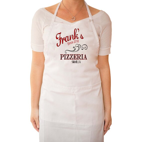 Pizza Apron Personalized Choose Restaurante PizzeriaBake