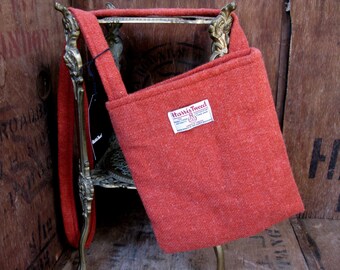 Harris Tweed Bag - Scottish Bag - Wool Bag - Made In Scotland - Cross Body Bag - Messenger Bag - Cross Body Purse - Vintage Harris Tweed