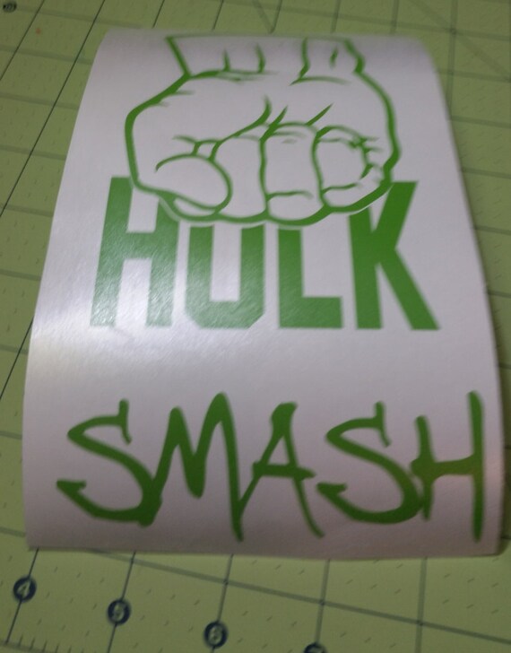 Hulk Smash vinyl decal