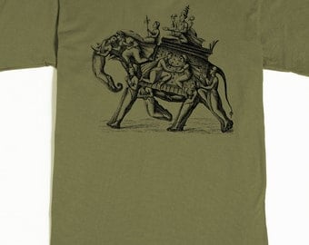 Elephant Shirt - Men's Mystic Elephant Tshirt - Graphic Tee - Men's T-shirt