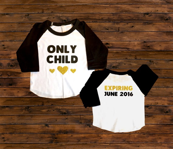 3rd child announcement shirts