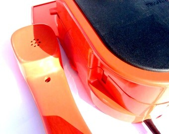 YUROTEL - orange wall phone from Yugoslavia