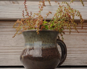 Hand-thrown ceramic mug