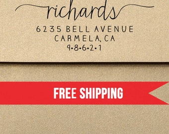 Custom Return Address Stamp-Self Inking-Personalized Stamp