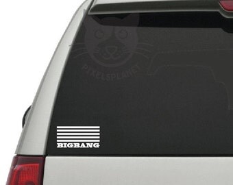 BIGBANG MADE Kpop Korean Pop K-pop Car Laptop Vinyl Decal sticker
