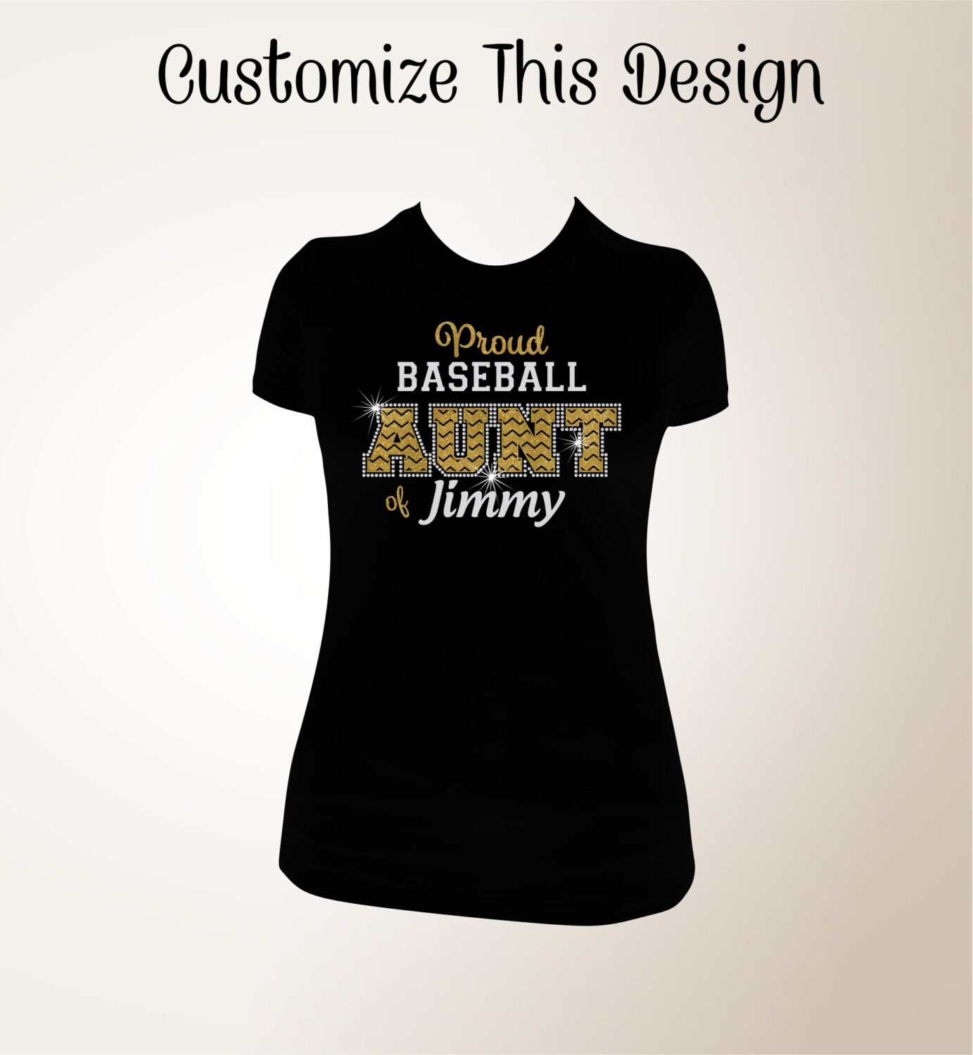 Baseball Aunt Tshirt Baseball Aunt Bling Shirts Bling