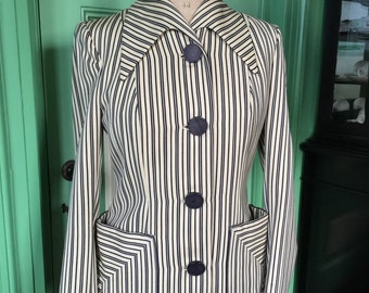 1940s Hollywood Jacket, Stunning design, great condition, beautiful silhouette, Youthmore original