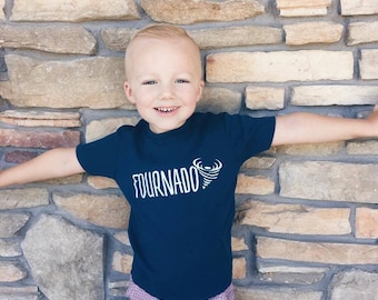Fourth Birthday Shirt - 4th Birthday Shirt - Boy's Fourth Birthday Shirt - Four Year Old Shirt - Girl's 4th Birthday Shirt - Fournado Shirt