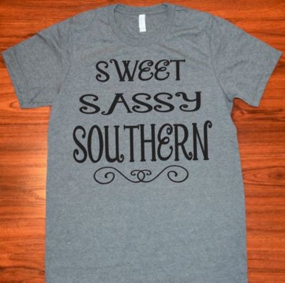 Sweet Sassy Southern Grey T Shirt Womens Grey Shirt 7974