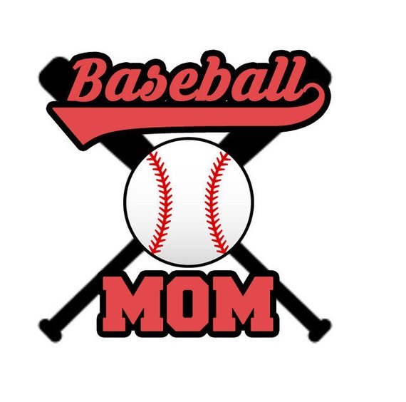 Download Baseball Mom SVG cut file EPS DXF Cricut Cameo by CLAVinylDesigns