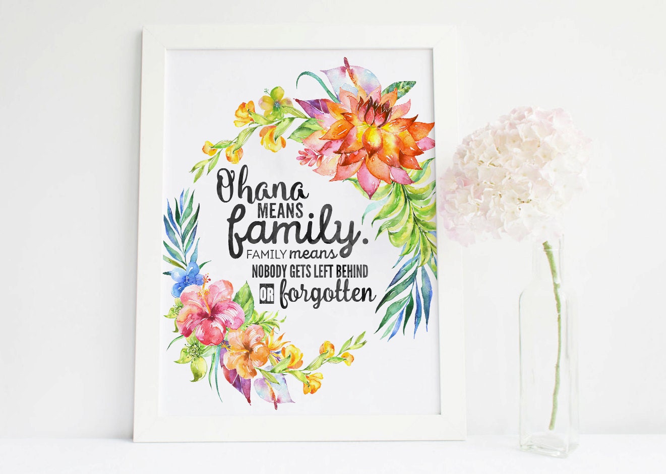 Ohana means family Means Nobody Gets Left family gift Ohana