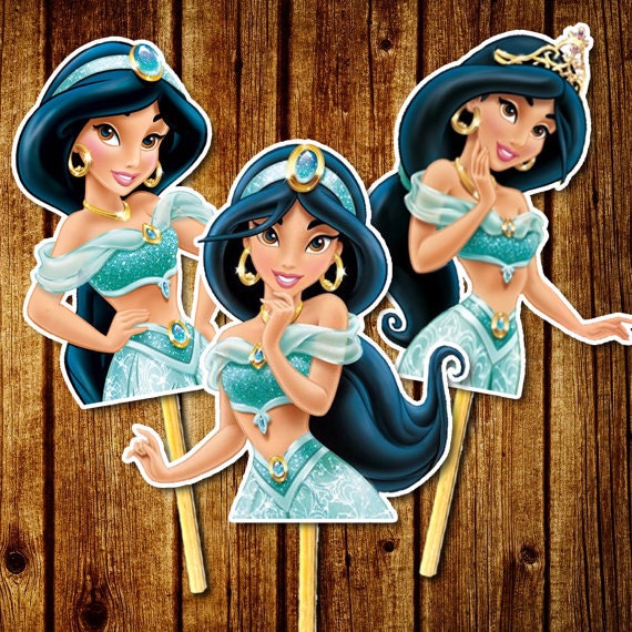 Download Princess Jasmine Cupcake Toppers / Aladdin by ...