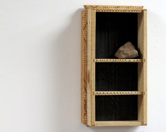 Knick-Knack Shelf, Rustic Wood Shelf, Beach Furniture, Coastal Furniture, Boat Decor, Wall Shelves, Display Cabinet, Wood Wall Art