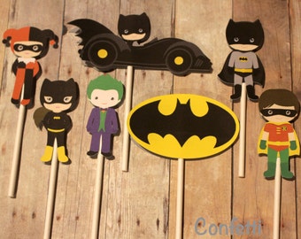 Batman Cupcake Toppers