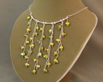 Weeping Willow Necklace & Earrings Set