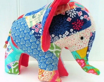 Elephant PDF pattern elephant sewing PDF softie pdf pattern