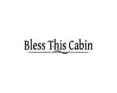 Bless This Cabin - Wall Decal - Vinyl Wall Decals, Wall Decor, Signage, Cabin Decor, Entry Way Decal, Front Porch Sign, Cabin Sign