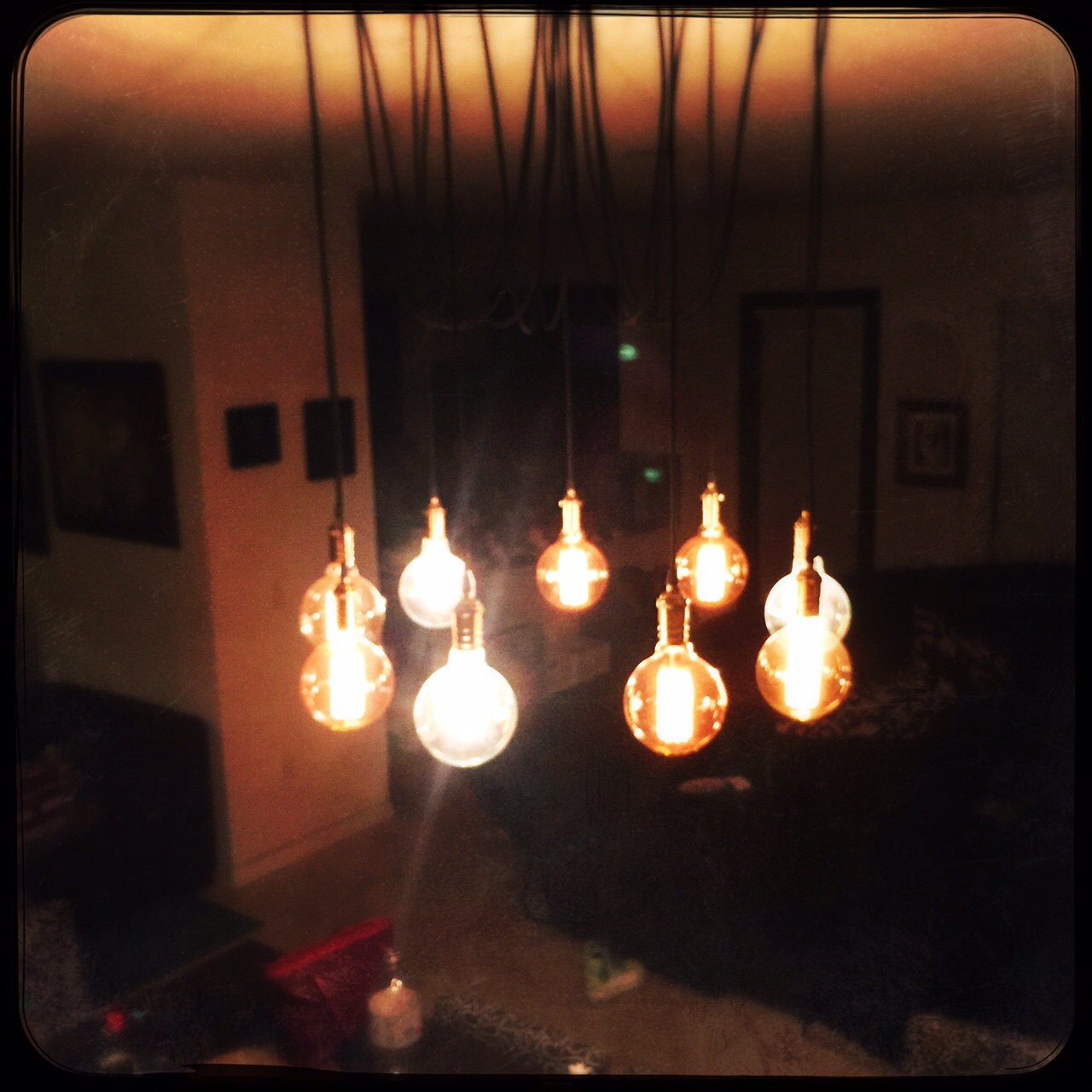 9 Swag Multi Pendant Light Chandelier Modern chandelier