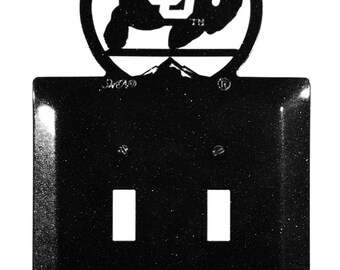 Colorado Buffaloes Light Switch Double Plate Cover