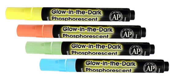 glow in the dark markers