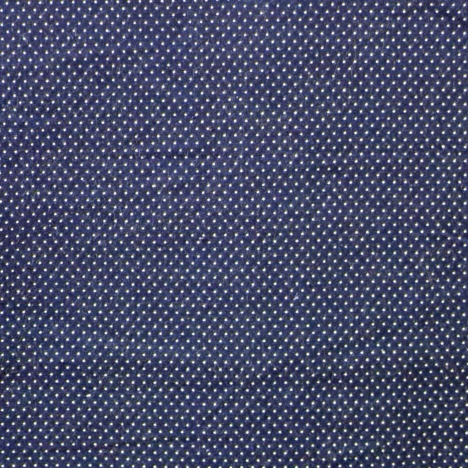 Dark Blue White Polka Dot Print Quilting by DartingDogFabric