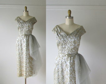 SALE vintage 1950s dress / 50s dress / How to Marry a Millionaire