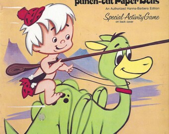 The Flintstones Bamm-Bamm Vintage Paper Dolls, C1974