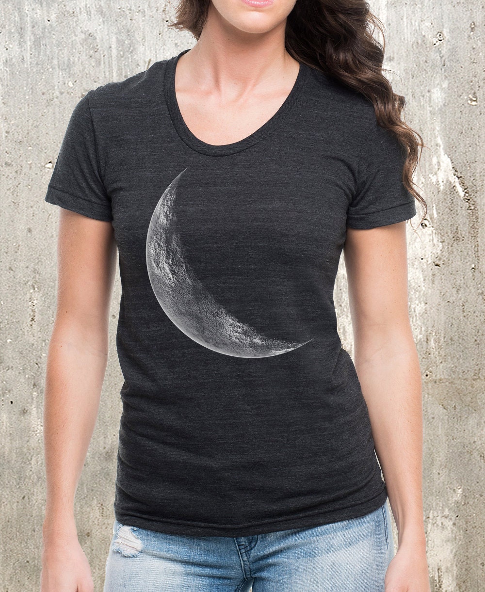 Crescent Moon Women's Scoop Neck T-Shirt