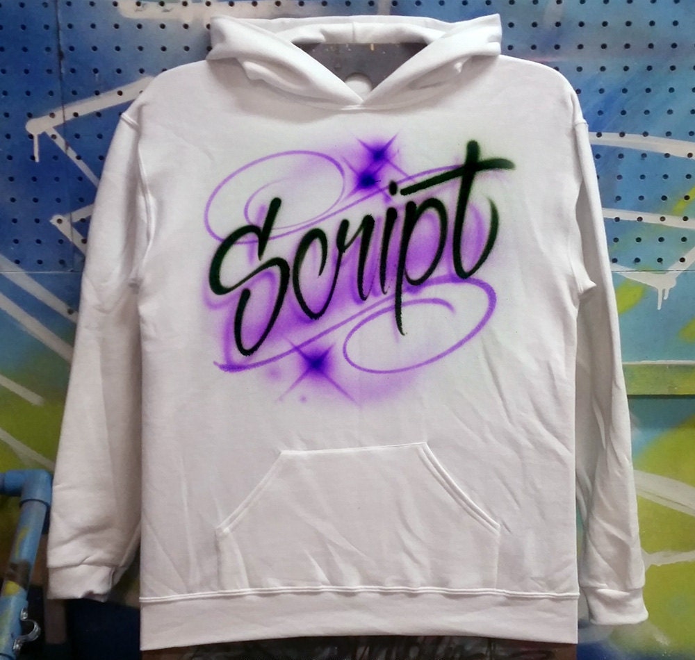 custom airbrush sweatshirts