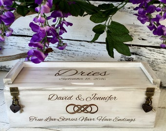 Wine Box, Infinity Knot, Wedding Wine Box, Wine Box Ceremony, Time Capsule, Personalized WInebox, Rustic Wedding Wine box, Love Letter Box