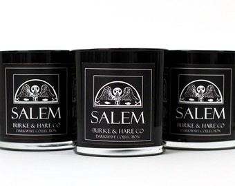 Salem Candle - Scented Candle - Black Candle - Goth Candle
