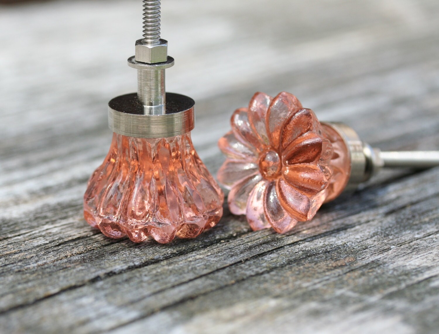 Pink Glass Drawer Knob Drawer Pull Pink Drawer Pull