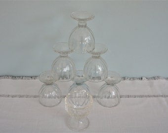 Dominion Glass Egg Cups - ( set of 10 )
