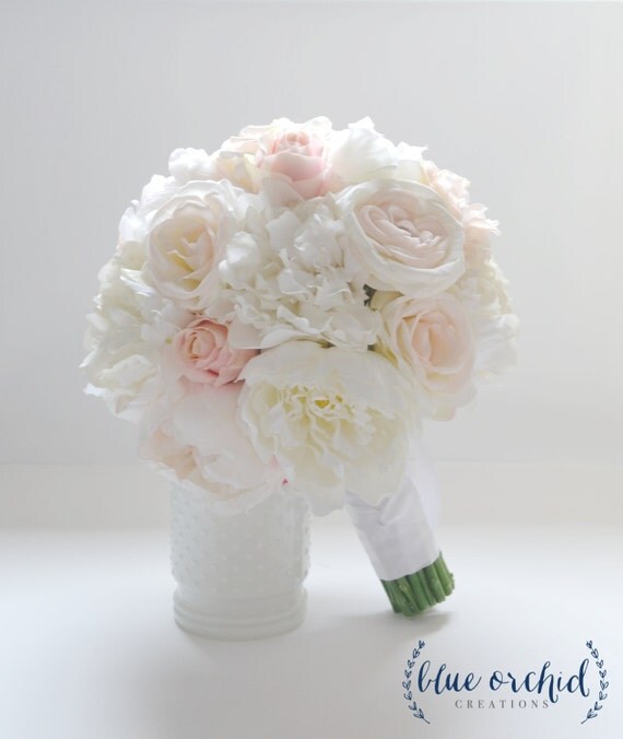 Peony Bouquet Ivory Peony Bouquet Blush Peony Bouquet Peony 0529