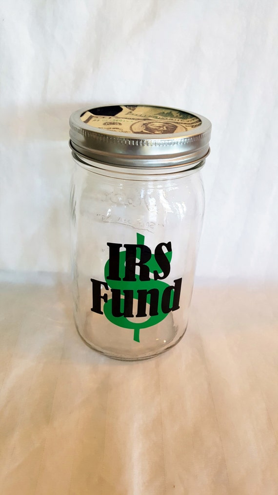 DIY Money Jar IRS Custom Mason Money Jar College Fund Bank