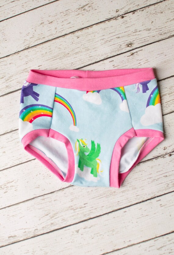 Kids Unicorn Underwear Handmade Girls by BelleandBeauBoutique