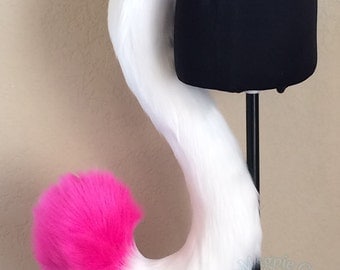 CYO Color Long Curled Cat Tail